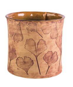 Übertopf floral Ginkgo - 1